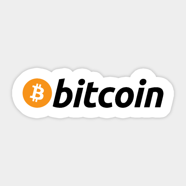 Bitcoin logo full Sticker by MacJoris